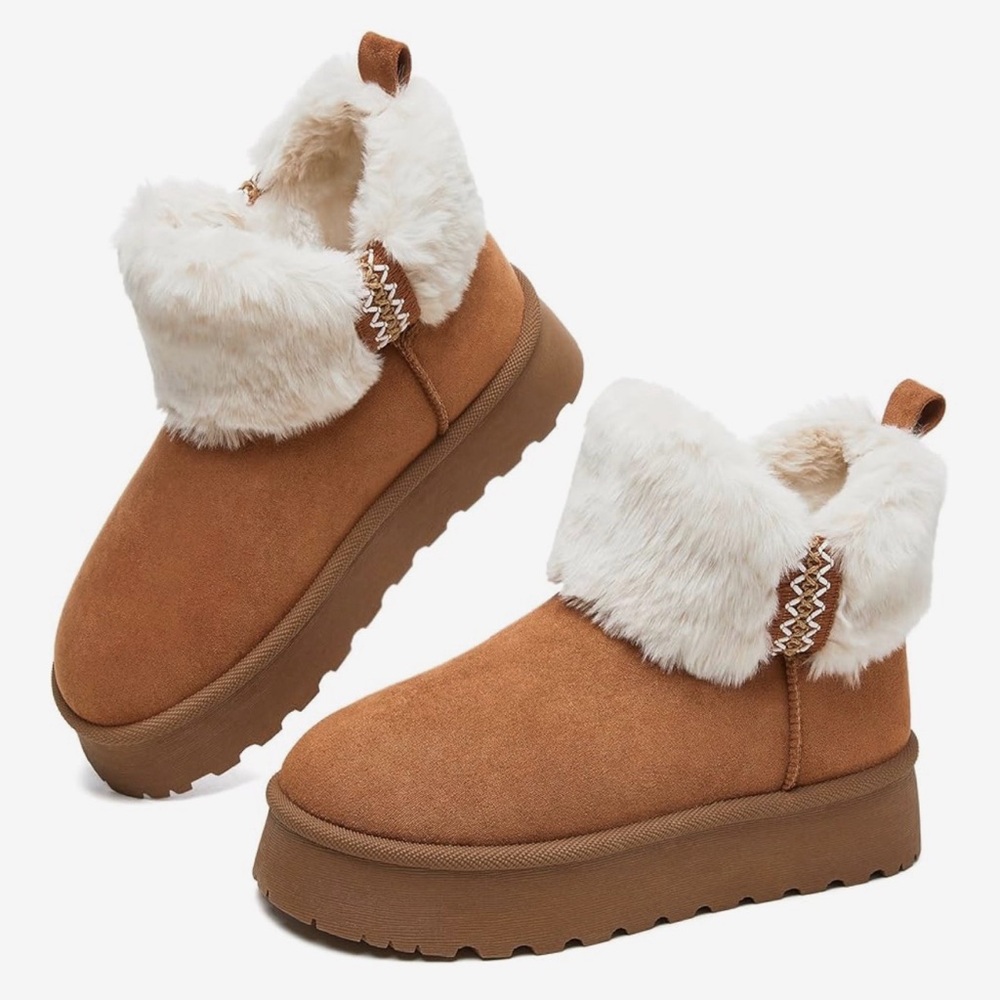 Cozy Tan Faux Fur Lined Women's Boots